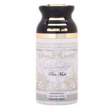 Lattafa Pure Musk Concentrated Extra Long Lasting Perfumed Deodorant, 250ml