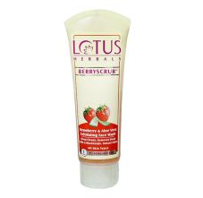 Berryscrub With Strawberry & Aloe Vera Exfoliating Face Wash