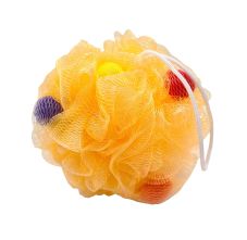 Loofah With Active Spheres Mesh Shower Sponge - Assorted