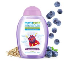 MamaEarth Body Wash for Kids with Blueberry Extract & Oat Protein, 300ml