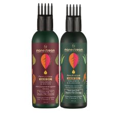 Fenugrow Hair Fall Treatment Ayurvedic Fenugreek and Onion Hair Oil + Fenurestore Damage Repair Hair Oil with Fenugreek and Aloe Vera Combo