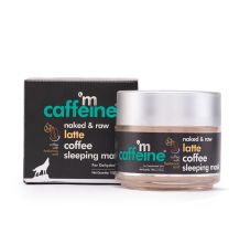 MCaffeine Naked & Raw Latte Coffee Sleeping Mask, 100gm