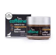 MCaffeine Anti Acne Cappuccino Coffee Face Mask | Clay Face Pack with Salicylic Acid for Oil Control