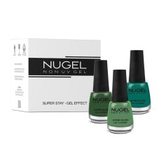 3 In 1 Combo 05 Quick Dry Gel Finish Nail Paint Kit - Forest Forest