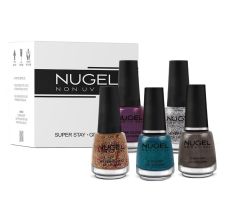 5 In 1 Combo 23 Quick Dry Gel Finish Nail Paint Kit - Birthday Confetti Birthday Confettion
