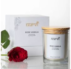 Rose Vanilla Soy Wax Candle