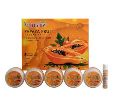 NutriGlow Papaya Facial Kit For Blemish Free, Glowing And Fairer Skin