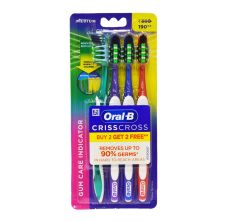 Crisscross Gum Care Indicator Toothbrush - Medium, Assorted