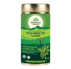 Organic India Tulsi Green Tea Classic Tin
