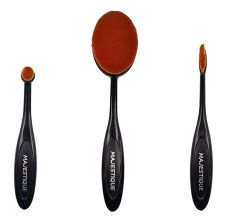 Supple Oval Makeup Brushes Set - 1