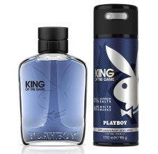 Playboy King For Men Gift Set (Eau de Toilette 100ml + Body Spray 150ml), 250ml