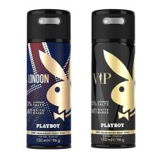 Playboy London + VIP Deo New Combo Set - Pack of 2 Men, 300ml
