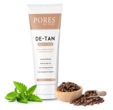 De-Tan Face Scrub With Yogurt Extract, Coffee Oil & Mint