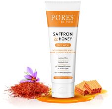 Saffron & Honey Face Wash With Hydrolyzed Honey, Indian Saffron & Milk Proteins
