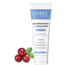 PORES Be Pure Skin Brightening & Exfoliating Face Scrub, 100gm