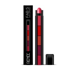 Renee Cosmetics Fab 5 Matte Finish 5 In 1 Lipstick - Fab 5, 7.5gm