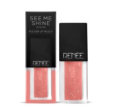 Renee Cosmetics See Me Shine Lip Gloss - 02 Pucker Up Peach, 2.5ml