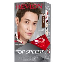 Revlon Top Speed Hair Color Man-Dark Brown 65M, 40+40ml
