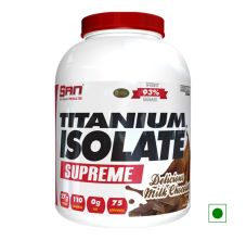 San Titanium Isolate Supreme Delicious Milk Chocolate, 5Lbs