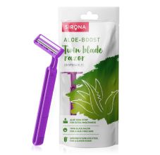 Sirona Disposable Shaving Razor for Women with Aloe Boost, Pack of 1