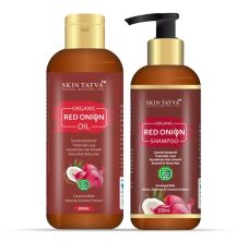 Skin Tatva Organic Red Onion Shampoo + Oil, Combo