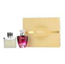 Skinn by Titan Raw and Celeste Perfumes for Men and Women, 50ml (Pack Of 2)