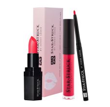 3PC Lip Kit (Lipstick + Lip Gloss + Lip Liner) Wild Cherry