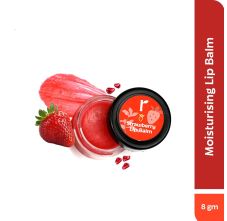 Rivona Naturals Strawberry Lip Balm With Avocado Butter | For smooth & soft lips | 8gm