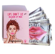 Sugassence Lips Don’t Lie - Lip Gel Mask Patches (Pink), Pack of 5