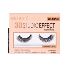 Swiss Beauty 3d Studio Effect Eyelashes - Classic, 100gm