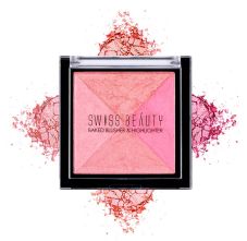 Swiss Beauty Baked Blusher & Highlighter - Shade 4, 7gm