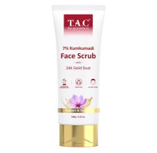 T.A.C - The Ayurveda Co. 7% Kumkumadi Face Scrub For Glowing Skin, 100gm