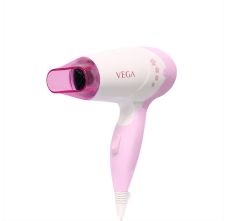 Insta Glam 1000 Hair Dryer VHDH-20 White & Pink