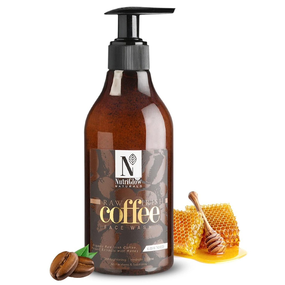 Nutriglow Natural's Raw Irish Coffee Face Wash, 300ml