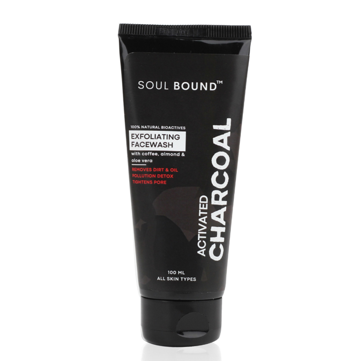 Soul Bound Activated Charcoal Face Wash, 100ml