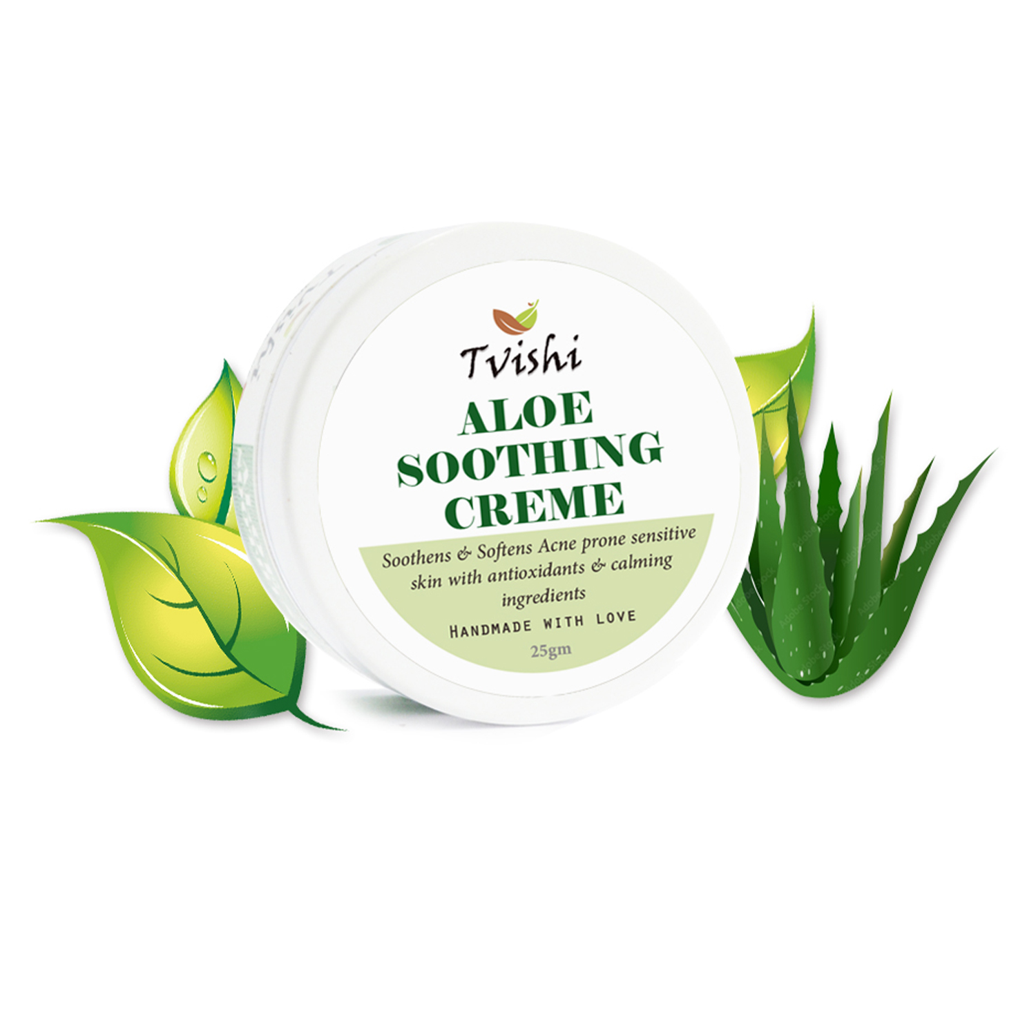 Tvishi Handmade Aloe Soothing Cream-25gm