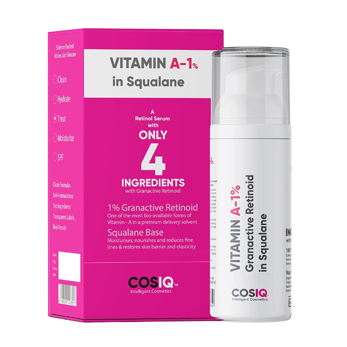 Cos-IQ® Vitamin A-1% Granactive Retinoid In Squalane, 30ml