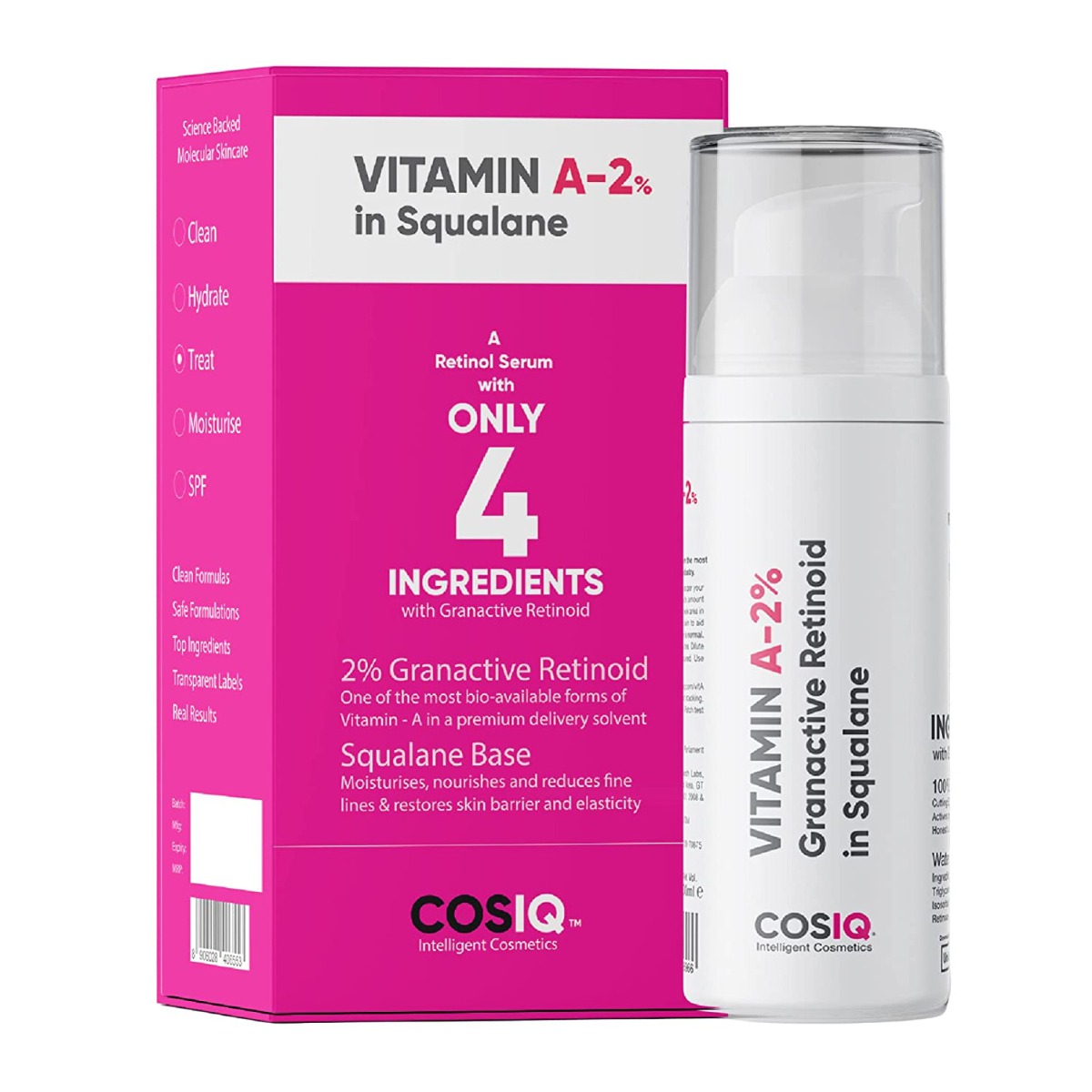 Cos-IQ® Vitamin A-2% Granactive Retinoid In Squalane, 30ml