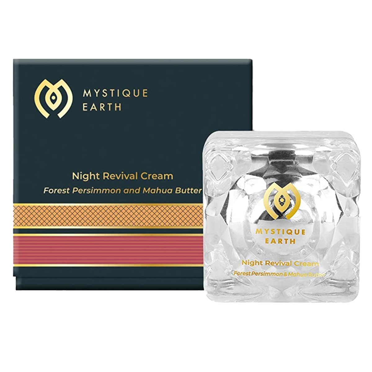 Mystique Earth Night Revival Cream - Forest Persimmon And Mahua Butter, 50gm