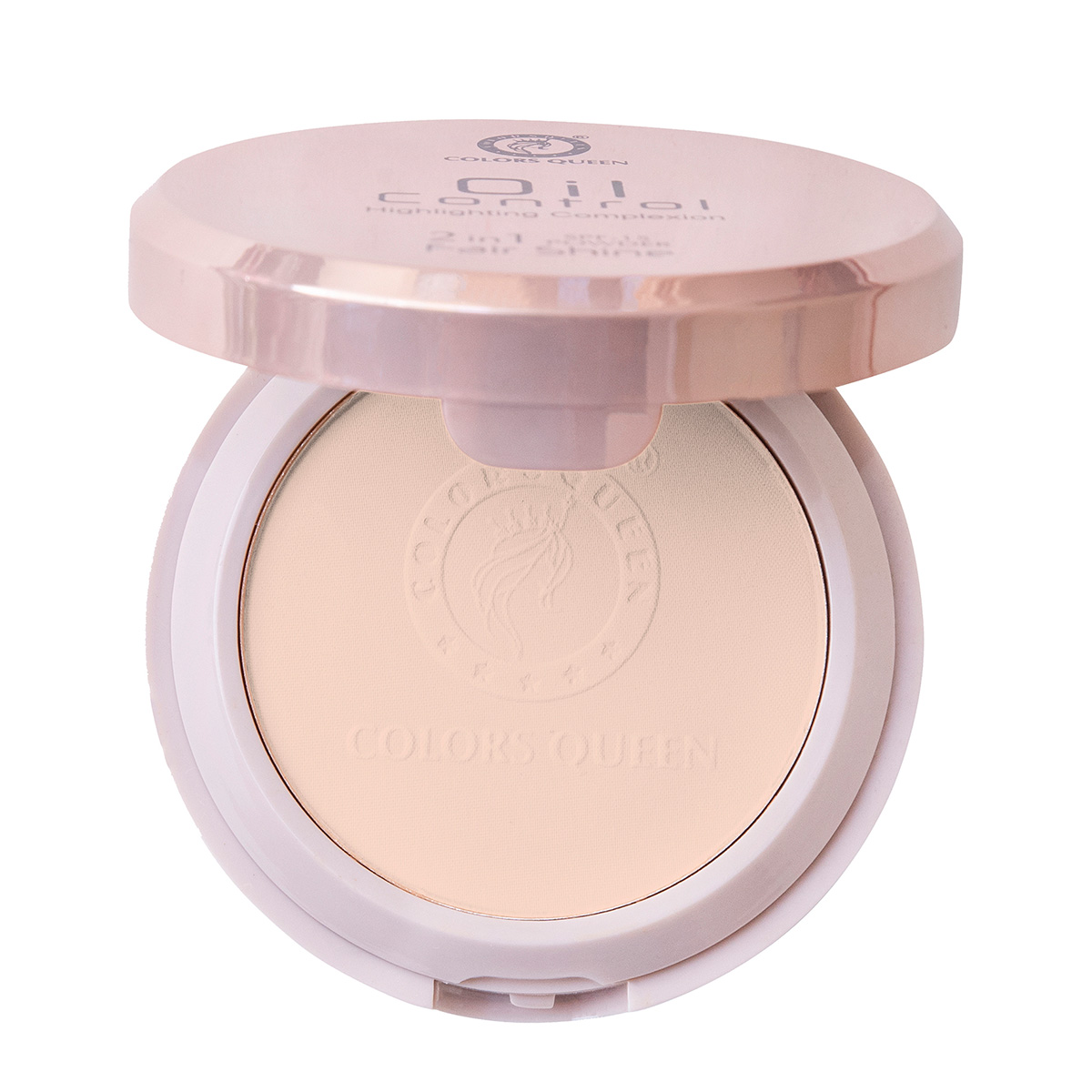 Colors Queen Oil Control Compact Powder For Women SPF 15 - 02, 20gm