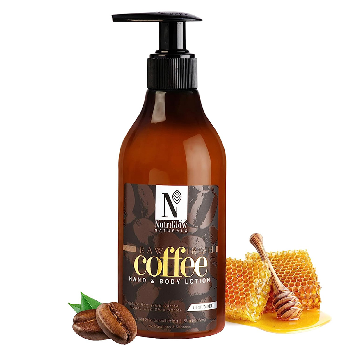 Nutriglow Natural's Raw Irish Coffee Hand & Body Lotion, 300ml