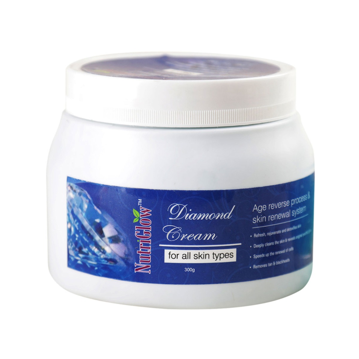 NutriGlow Diamond Massage Cream With Vitamin E, 300gm