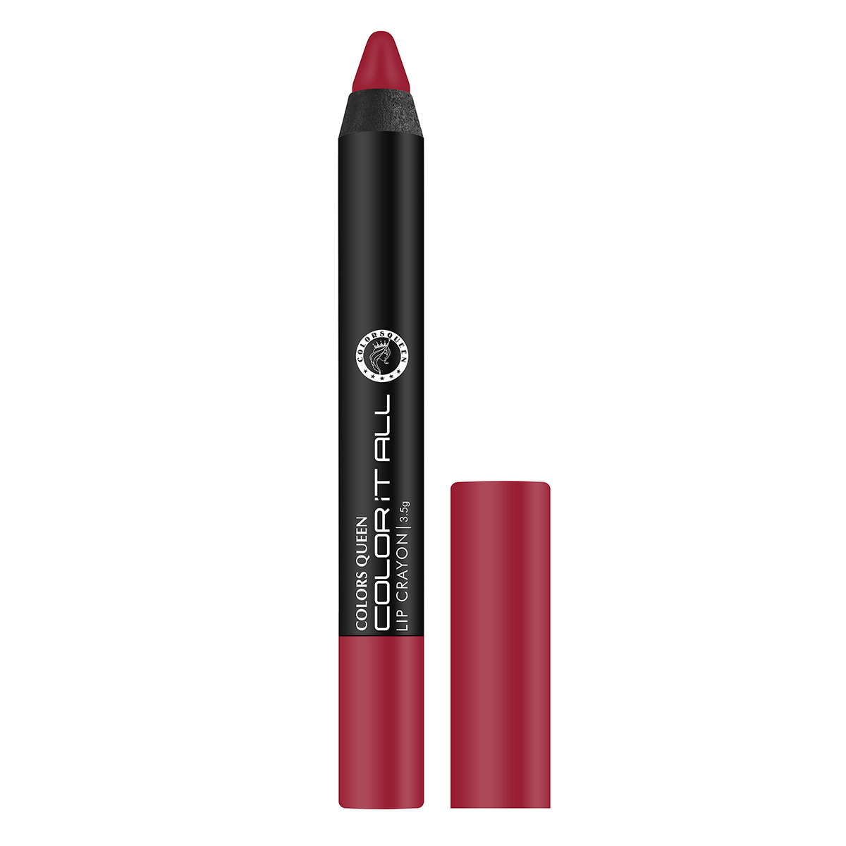 Colors Queen Color It All Non Transfer, Long Lasting Lip Crayon - Hot Red, 3.5gm