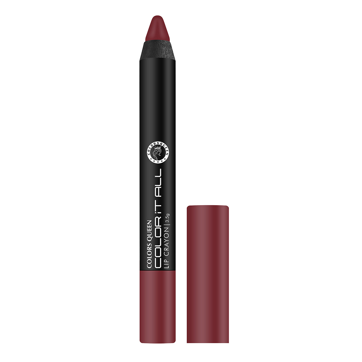 Colors Queen Color It All Non Transfer, Long Lasting Lip Crayon - Plum House, 3.5gm
