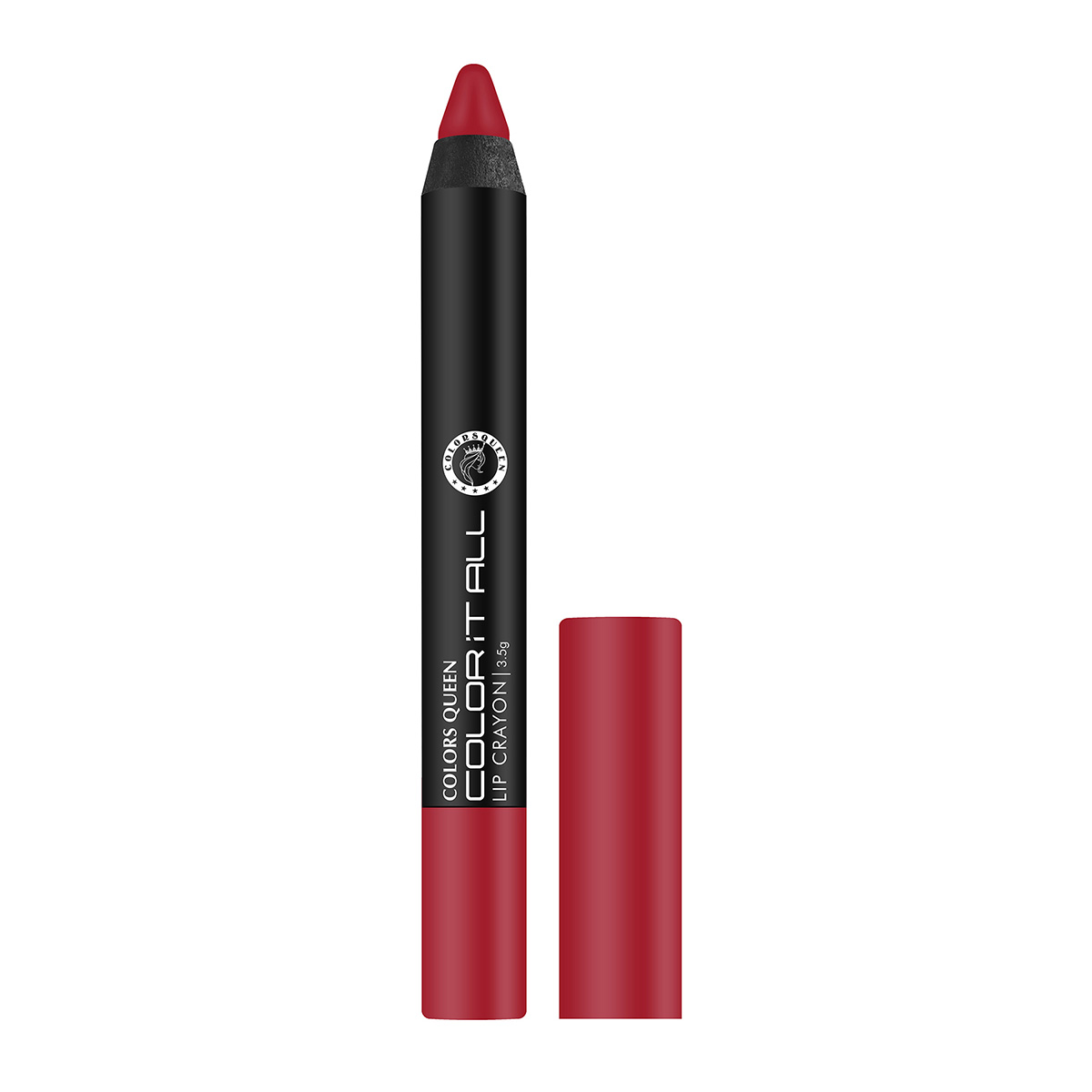 Colors Queen Color It All Non Transfer, Long Lasting Lip Crayon - Smoke Red, 3.5gm