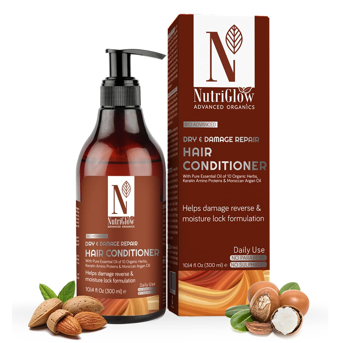 Nutriglow Advanced Organics Bio Advanced Dry And Damage Repair Hair Conditioner, 300ml