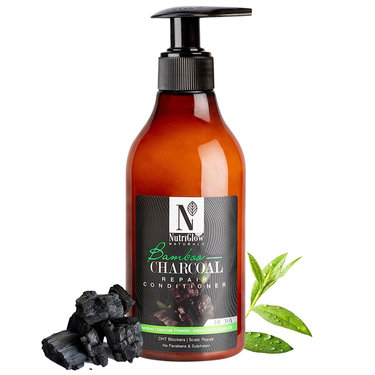 Nutriglow Natural's Bamboo & Charcoal Repair Conditioner, 300ml