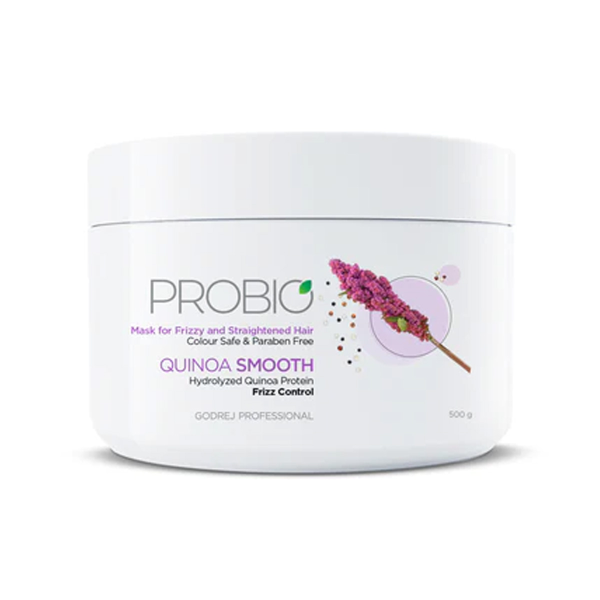 Godrej Professional Probio Quinoa Smooth Frizz Control Hair Mask, 500gm