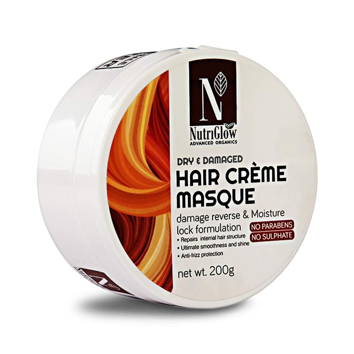 Nutriglow Advanced Organics Dry & Damage Hair Crème Masque, 200gm