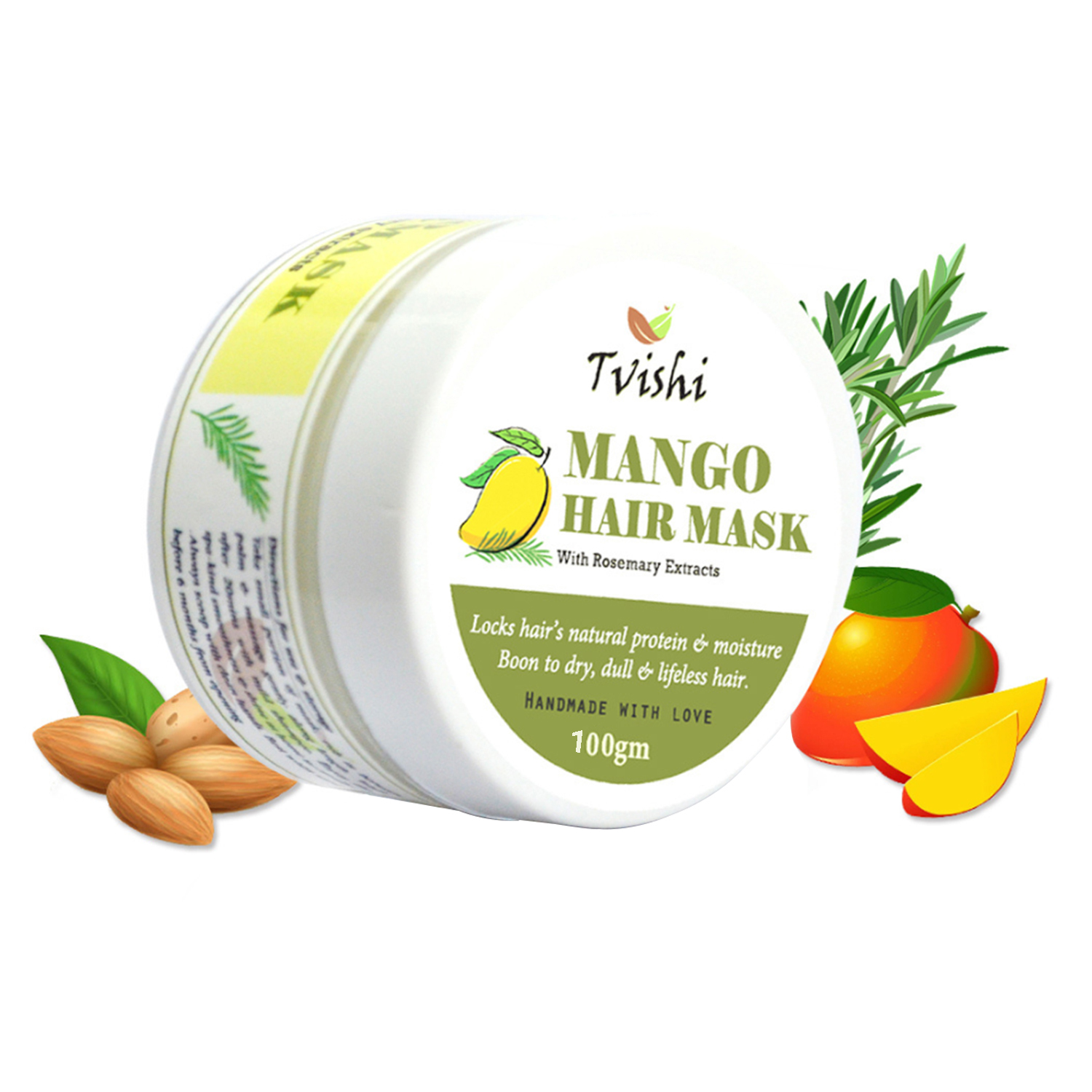 Tvishi Handmade Mango Hair Mask With Rosemary Extracts-100gm